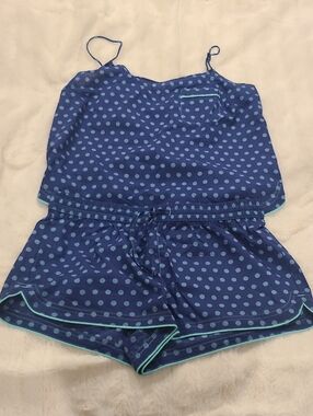 Blue Polka Dot Sleep SET